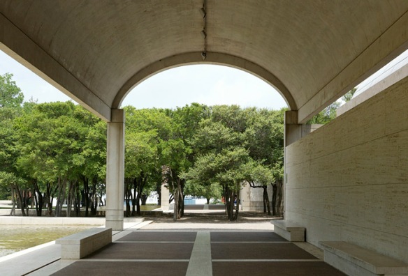 Cycloidal arch at the Kimbell Art Museum, Forth Worth, TX.