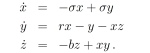 Lorenz63-Equations